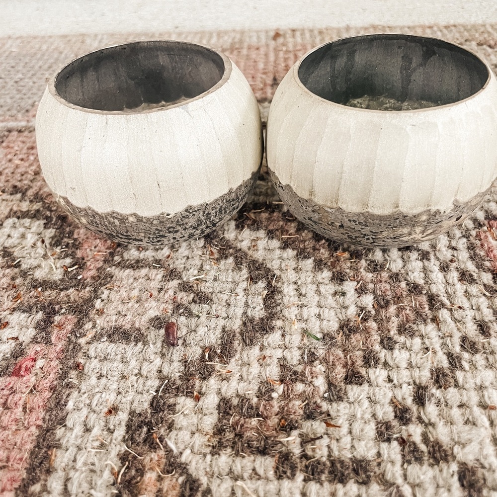 Set Of Two Bloomingville Small Planters